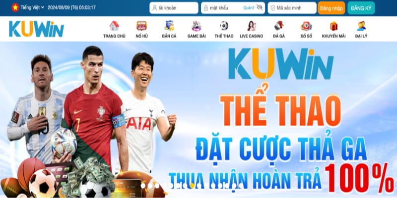 Hoàn thua 100% khi cược Thể Thao