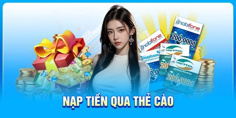 Gửi lệnh tăng vốn bằng phương thức thẻ cào điện thoại